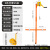 汇鑫茂 吊机神器支架升降吊装专用工具新式吊架 3匹15米加厚支架 