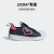 adidas SUPERSTAR 360一脚蹬贝壳头运动板鞋女小童阿迪达斯三叶草 黑/白/粉 34(210mm)