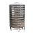 大容量304不锈钢水箱圆形储水罐空气能蓄水热水罐不锈钢圆水箱 4T瓦楞水箱
