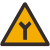 交通标志牌反光限速限高道路公路牌停车场施工警示指示牌村牌定制 Y型交叉