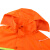 成楷科技 劳保反光雨衣成人加长加厚全身防暴雨150D连体雨披CKB-YX015 荧光橙M码 1件