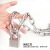 安先达链条锁 304不锈钢链条锁 大门锁 电动车摩托车锁 4mm链条1米+304不锈钢锁钥匙*3