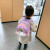 迪士尼（Disney）幼儿园书包女孩可爱托班宝宝入学背包男孩轻便外出儿童蛋壳双肩包 紫色