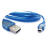 mini usb数据线 T型口平板MP3硬盘相机汽车导航数据线充电线5P 蓝色 5米 其他