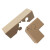纸护角纸箱包角护角条带扣转角防撞物流发货打包装家具保护包边条 带扣转角(100个/组) 长7+7cm(边50厚4mm) x 90°转角