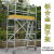 5m铝合金脚手架租赁深圳工程施工建筑铝制手脚架10米高移动铝制架 窄架9.2米高直梯 含发香港的运