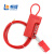 畅镭 可调节握式安全缆绳锁 缆绳直径1.5mm,长度2m 万用工业设备阀门锁 CL-CB07-3.2