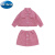 A 21 FUNB女童套装裙春装女小童连衣裙洋气女孩春款外套时尚宝宝衣服两件套 粉色 120cm适合110-120cm(120cm适合1