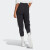 阿迪达斯 （adidas）休闲舒适三条纹束脚运动裤女装阿迪达斯官方轻运动 黑色/白 A/M A/XS