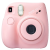 富士拍立得mini7+ 一次成像相机（mini7c/s升级款）拍立得相纸 粉色 官配