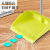 金诗洛 扫把簸箕套装 拼接杆 绿色（1套）商用塑料软毛扫把 KT-291