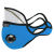 定制适用骑行口罩夏季镂空男女防尘防飞沫可清洗面罩防护口罩透气带呼吸阀 浅蓝色