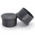 圆管套橡胶保护套塑料脚垫PVC管塞圆管外套塑料帽圆形塑料管套 黑色4mm圆外套