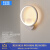 欧普灯卧室床头led壁灯简约现代时尚圆形个性艺术客厅走廊过道灯具 A款圆形白框(直径25高28)白光10W