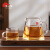 品一恒（PINYIHENG）加厚公道杯玻璃耐热单个茶海公杯家用透明高档分茶器功夫茶具配件 加厚650L 600ml