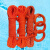 水上救生绳漂浮救生绳救生圈安全抛绳救援装备消防应急救生漂浮绳 10mm50米+安全钩+手环