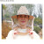 防蜂帽牛仔帽养蜂帽蜜蜂帽防蜂服蜂衣防火面网罩中蜂养蜂工具约巢 蜂养蜂工具
