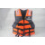 适用于户外漂流雅马哈救生衣 儿童成人游泳浮潜穿戴 独立包装配胯 高档 (80-100kg)橘色 均码