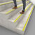 斯铂格 铝合金楼梯防滑条 台阶压条 防滑条 护角楼梯 止滑条1米 L型银色60*21mm（胶条颜色请备注）BGT-68