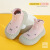 海引力儿童学步鞋地板袜中小童胶底学步鞋 粉色兔子 20码 码0~6个月建议脚长11~11.5cm