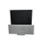 拉伸旋转可折叠壁挂架带鼠标键盘托一体墙装侧装式显示器支架 黑色L型45cm单托