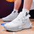 YTNT篮球鞋新款实战篮球鞋低帮男青少年运动鞋后卫实战运动篮球鞋 羽毛灰 36