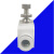 气动管道调节阀气管气流直通单向节流阀快速接头PA/LSA-4/6/81012 白色LSA-12 高品质款