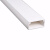 来禹 PVC线槽明装明线方形走线槽网线电线底线墙面线槽板 带胶 100x50mm  ,1米/1根；颜色：白色