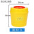 适用废物利器盒锐器盒一次性医院黄色圆形方形针头小型垃圾桶 圆形0.5升