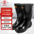 安全牌 绝缘靴ZX025-1 25KV电工防水劳保雨鞋 长筒加厚防滑雨靴38