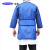 宇龙（YULONG）X射线防辐射服铅衣放射科防护用品铅衣双面长袖铅衣套装0.5mmbp 蓝色 XL 
