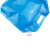 金诗洛 便携式装水袋 蓝色10L 塑料手提可折叠水箱 KT-265