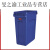 Rubbermaid乐柏美ins工业风SlimJim 方形长筒型87L垃圾桶垃圾收集 黑色活门式桶盖FG267360