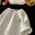 皮尔卡丹棉麻短袖t恤男款夏季薄款潮牌宽松半袖中国风亚麻冰丝体恤打底衫 白色(小熊) XL