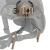 OLOEY牛角耳机支架头盔战术耳机改装配件FAST头盔导轨可旋转悬挂19-21 驼色