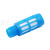 真空用塑料消声器PSL蓝色1/2/3/4/6分1寸电磁阀消声器气动消音器 塑料消声器3分螺纹（10个装）