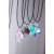 霜魄夜光海豚项链挂饰挂件装饰礼物海洋馆水族馆海底世界发光玻璃海豚 绿色