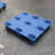 吹塑九脚塑料托盘物流卡板叉车板工业托板仓库用防潮垫板地牛拖盘 蓝色1200*1000*150mm7.5公斤