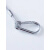 包塑钢丝绳威亚绳音箱保险绳舞台灯吊钢丝绳挂衣绳子室外晒被 包塑钢丝4.0mm 线长2米+两头6号钩