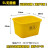 适用废弃物垃圾桶黄色无盖桶加厚塑料污物桶废物医院生活灰色小号 5L黄色无盖桶