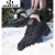 NARETIIY防滑雪地鞋冬天男士加绒冬季男款户外登山鞋男鞋码运动棉鞋 黑色 39