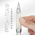 日本uni三菱圆珠笔SXN-1000防疲劳软胶签字中油笔0.7可换中性笔芯 银色笔0.7+5支油性笔芯0.7礼品盒