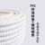 百舸 包塑金属软管 加厚穿线管波纹管电线套管信号屏蔽管电缆保护管 白色加厚Ф25mm/50米