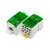 亮才 DLFJ0036 UKK导轨式单极分线盒 一进多出大功率导轨式接线盒端子 UKK400A分线盒-绿色