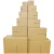 整包搬家子飞机打包装纸盒子硬物流盒纸箱箱收纳箱快递搬家发货 三层硬KK 12号(130mmx80mmx90mm)300