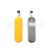 XMSJL/6.L碳纤维防爆高压气瓶带阀带气正压式消防空气呼吸器备用瓶 6.L碳纤维瓶