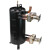 5-25匹冷凝器蒸发器空调空气能热交换器管壳式换热器 7匹高效罐空心上下平出接头保温