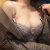 Caiyun Kali少女薄款薄杯无痕软钢圈胸罩半杯透气性感聚拢蕾丝文胸套装内衣 灰色(单件) 32/70A