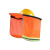 品舵（PINDUO）安全帽遮阳帽檐加长大遮阳帘防晒神器施工地干活夏季透气帽套帽子 自适应-1米宽热情橙折叠款