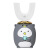 CLCEY全自动U型电动牙刷头便携婴儿用品360°清洁儿童智能声波电动牙刷 蓝心鼠【2-14岁】礼盒包装+USB充